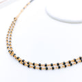 Delicate Gold Accented 22k Gold Mangalsutra