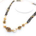 Vintage Pearl 22k Gold Necklace