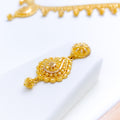 Exclusive Festive Tassel 22k Gold Necklace Set