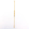 Fancy Glistening 22k Gold Bead Bracelet