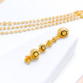 Dressy Shimmering 22k Gold Orb Set