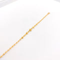 Contemporary 22k Gold Beaded Bracelet