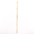 Charming Graduated 22k Gold Bead Bracelet