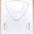 Chic Circles 22k Gold Necklace Set