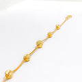 Bright Gold Orb 22k Gold Bracelet