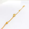 Delicate Smooth 22k Gold Bracelet