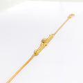 Fashionable Sand Finish 22k Gold Bracelet