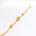 Classic Orb 22k Gold Bracelet