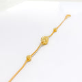 Delightful Dainty Bead 22k Gold Bracelet