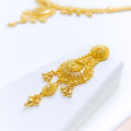 Exclusive Jali Work Chand 22k Gold Necklace Set