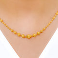 Opulent Beaded 22k Gold Necklace Set