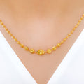 Chic Circles 22k Gold Necklace Set