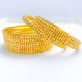 Extravagant Festive Gold 22k Gold Bangles