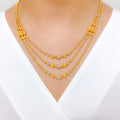 Exquisite Two-Tone 22k Gold Necklace Set