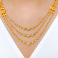 Exquisite Two-Tone 22k Gold Necklace Set