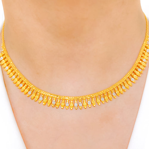 Petite + Lightweight Two-Tone Necklace Set