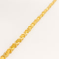 Striking Oval 22k Gold Bracelet