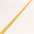 Iconic Symmetrical Reflective 22k Gold Bracelet