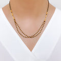 Trendy Two-Chain 22k Gold Mangalsutra