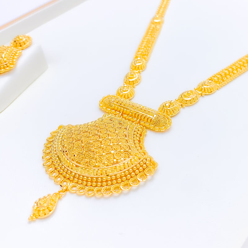 Traditional Ornate 22k Gold Long Set