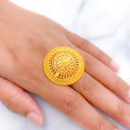 Luxurious Flower 22k Gold Ring