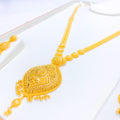 Stunning Long Hanging Tassel 22k Gold Set