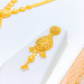 Stunning Long Hanging Tassel 22k Gold Set