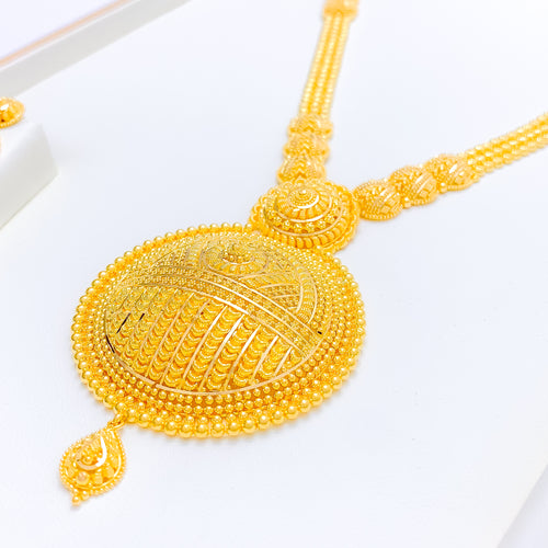 Magnificent Royal Long Dome 22k Gold Set