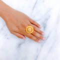 Beautiful Glossy Dome 22k Gold Ring