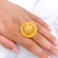 Beautiful Glossy Dome 22k Gold Ring