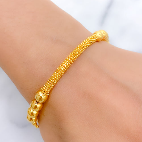 Classy Openable Bangle 22k Gold Bracelet