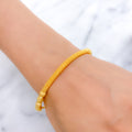 Sleek Elegant Bangle 22k Gold Bracelet