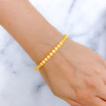 Gorgeous Beaded Bangle 22k Gold Bracelet