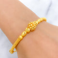 Accented Oval Bangle 22k Gold Bracelet