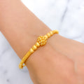 Graceful Cluster Bangle 22k Gold Bracelet