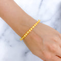 Elegant Thin Bangle 22k Gold Bracelet