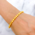 Elegant Thin Bangle 22k Gold Bracelet