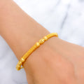 Dainty Slender Bangle 22k Gold Bracelet