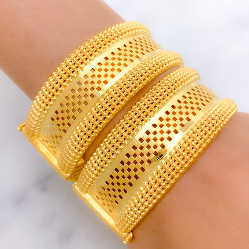 Exclusive Grand 22k Gold Bangles