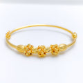 Rich High Finish 22k Gold Bangle Bracelet