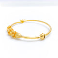 Rich High Finish 22k Gold Bangle Bracelet