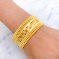 Modern Regal 22k Gold Bangle