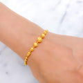 Elegant Sparkling 22k Gold Bracelet