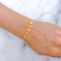 Elevated Lightweight 22k Gold Bracelet