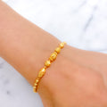 Elevated Lightweight 22k Gold Bracelet