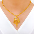 Bright High Finish 22k Gold Chand Set