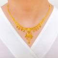 Dazzling Decorative Chand 22k Gold Necklace Set