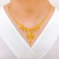 Elevated Royal Flower 22k Gold Set