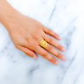 Opulent Oval 22k Gold Ring