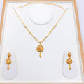 Beaded Chain Style Meena Necklace Set